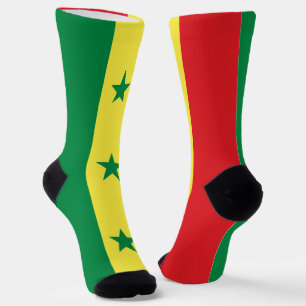 Senegal-Flagge Socken