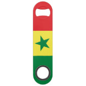 Senegal-Flagge Speed Flaschenöffner (Rückseite)