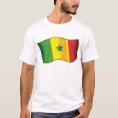 Senegal-Flagge T-Shirt (Vorderseite)