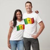 Senegal-Flagge T-Shirt (Unisex)