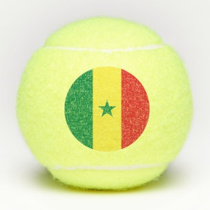 Senegal-Flagge Tennisbälle