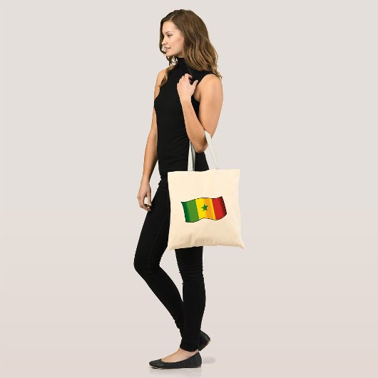 Senegal-Flagge Tragetasche