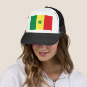 Senegal-Flagge Truckerkappe (Beispiel)