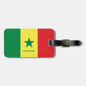 Senegal-Flaggen-Gepäckanhänger Gepäckanhänger (Rückseite horizontal)