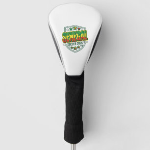 Senegal Fußball 2026 Fußball Fett Land Schriftzug Golf Headcover
