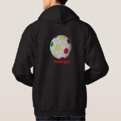 Senegal Fußball Hoodie (Rückseite)