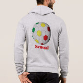 Senegal Fußball Hoodie (Rückseite)