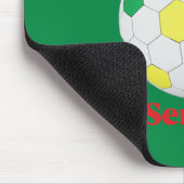 Senegal Fußball Mousepad (Ecke)