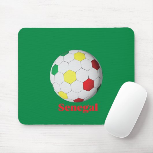 Senegal Fußball Mousepad (Mit Mouse)