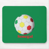 Senegal Fußball Mousepad (Vorne)