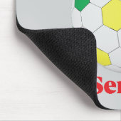 Senegal Fußball Mousepad (Ecke)