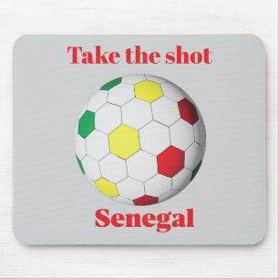 Senegal Fußball Mousepad