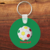 Senegal Fußball Schlüsselanhänger (Rückseite)