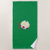 Senegal Fußball Strandtuch (Vorderseite)