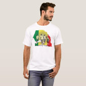 Senegal Futbol T-Shirt (Vorne ganz)