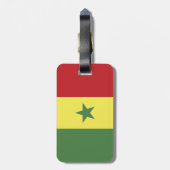Senegal Gepäckanhänger (Rückseite vertikal)