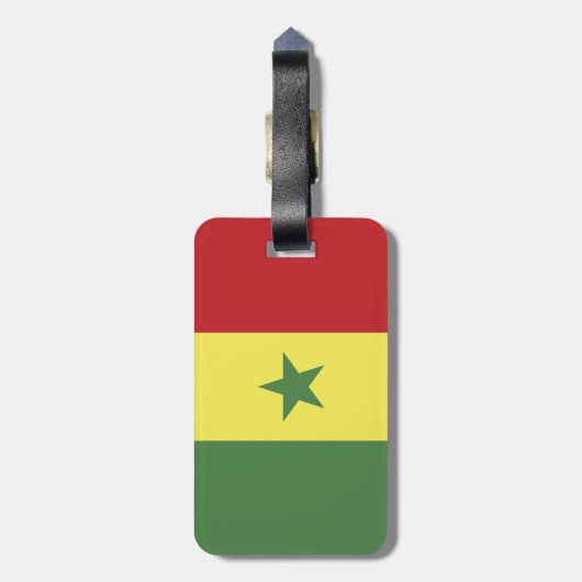 Senegal Gepäckanhänger (Rückseite vertikal)