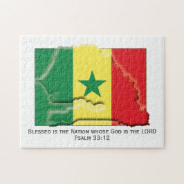 SENEGAL | Gesegnete Nation | SENEGALESE FLAG Puzzle