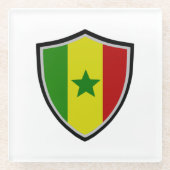 Senegal Glasuntersetzer (Vorderseite)