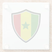 Senegal Glasuntersetzer (Rückseite)