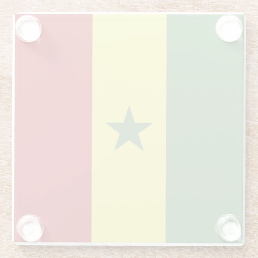 Senegal Glasuntersetzer (Rückseite)