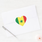 senegal Herz-Aufkleber (Umschlag)