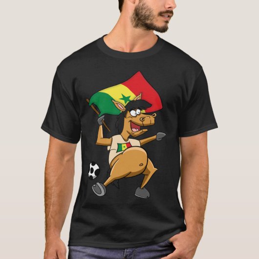 Senegal Horse Fan T-Shirt (Vorderseite)
