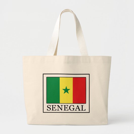 Senegal Jumbo Stoffbeutel (Vorne)