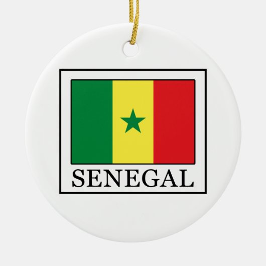 Senegal Keramik Ornament (Vorne)