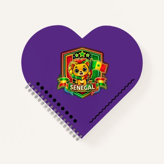Senegal Kinder Notizblock (Vorderseite)