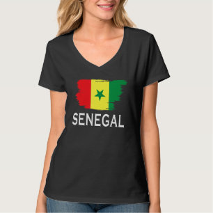 Senegal Land Senegalische Flagge für Männer Frauen T-Shirt
