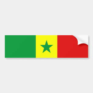 Senegal-Landesflaggenationssymbol Autoaufkleber