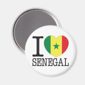 Senegal Liebe v2 Magnet (Vorderseite/Rückseite)