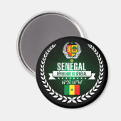 Senegal Magnet (Vorderseite/Rückseite)
