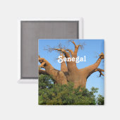 Senegal Magnet (Vorderseite/Rückseite)