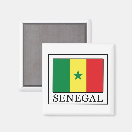 Senegal Magnet (Vorderseite/Rückseite)