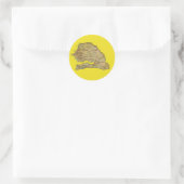 Senegal Map Sticker (Tasche)