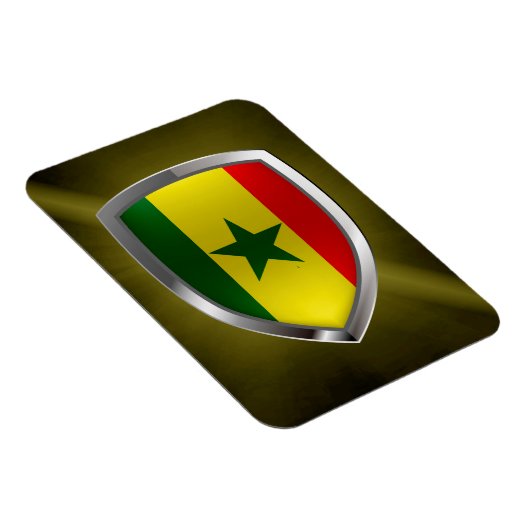 Senegal Metallic Emblem Magnet (Rechte Seite)