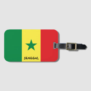 Senegal National Flag Funny Patriotic Gepäckanhänger