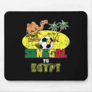 Senegal Nationalfußballteam nach Ägypten Retro  Mousepad
