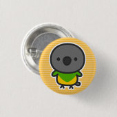 Senegal-Papagei Button (Vorne & Hinten)
