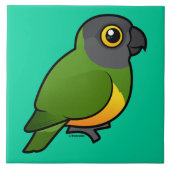 Senegal-Papagei Fliese (Vorderseite)