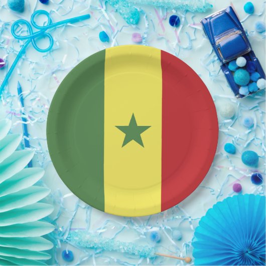 Senegal Pappteller (Party)