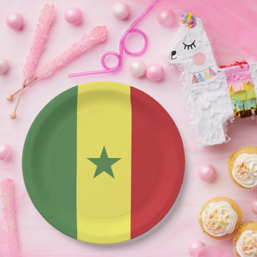 Senegal Pappteller (Party)