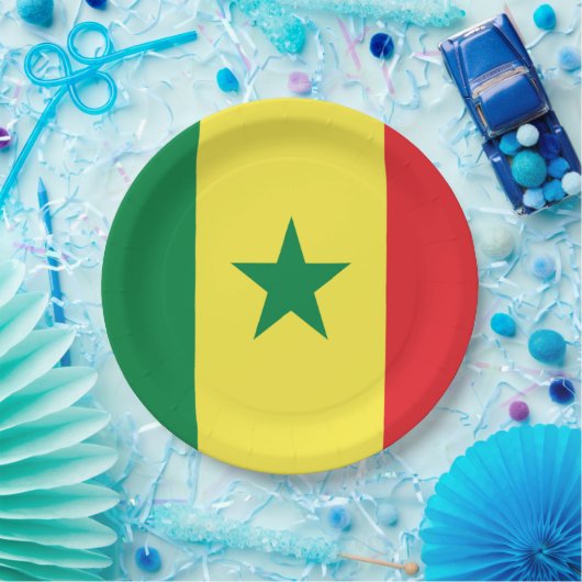 Senegal Pappteller (Party)