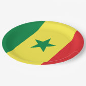 Senegal Pappteller (Schrägansicht)