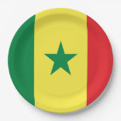 Senegal Pappteller (Vorderseite)