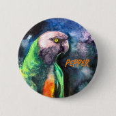Senegal Parrot Button (Vorderseite)