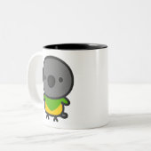 Senegal parrot zweifarbige tasse (Vorderseite Links)