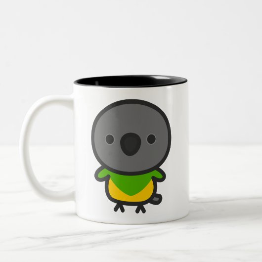 Senegal parrot zweifarbige tasse (Links)